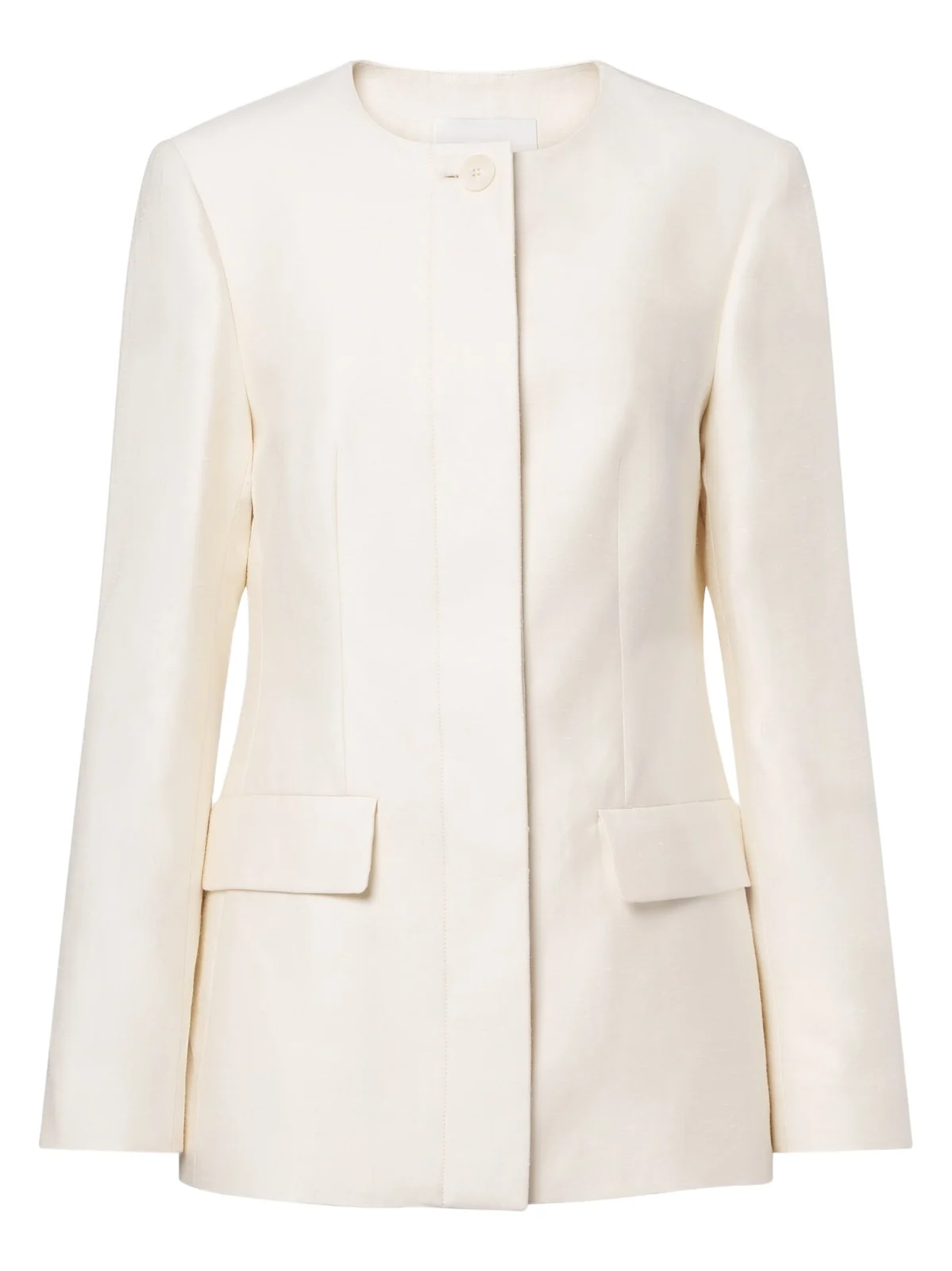 Myra cotton, linen, and silk-blend blazer
