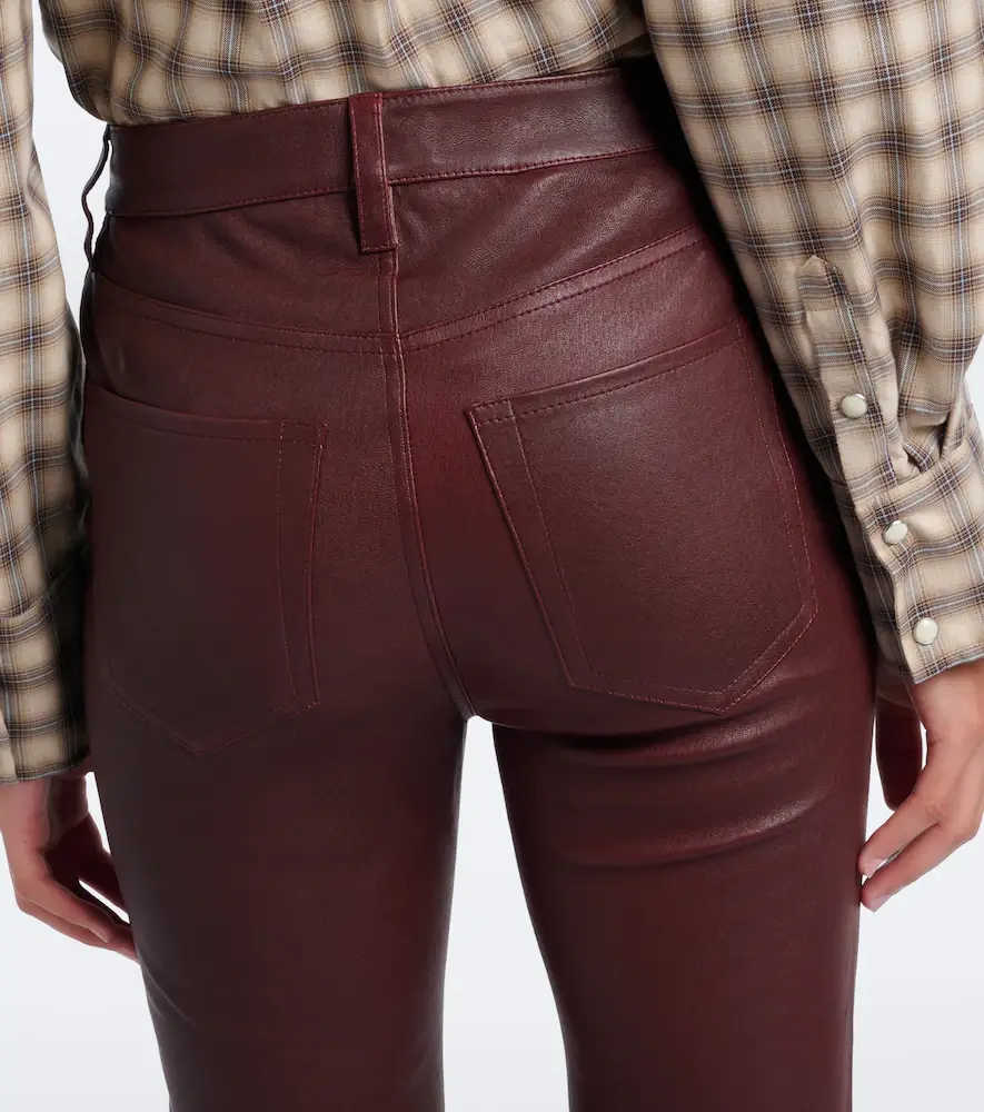 Frame Leather flared pants | Thumbnail 6