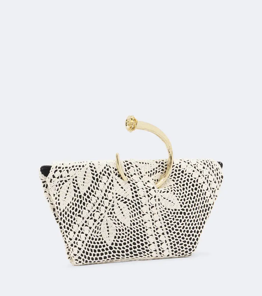Magda Butrym Bracelet crochet and satin clutch | Thumbnail 2 Magda Butrym Bracelet crochet and satin clutch | Thumbnail 2