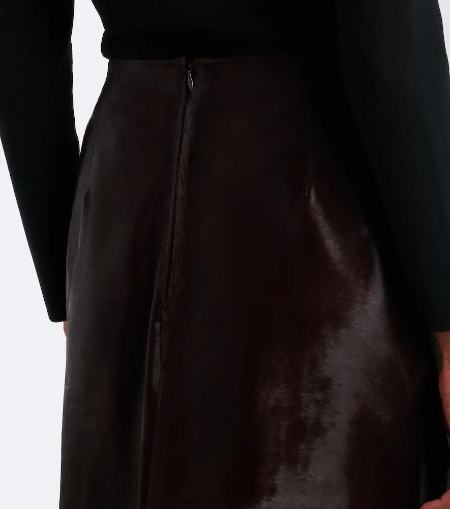 Nour Hammour Alana calf-hair pencil skirt | Thumbnail 5
