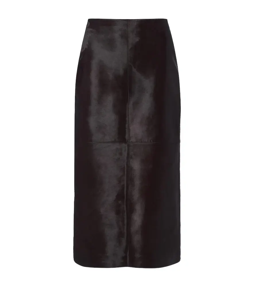 Alana calf-hair pencil skirt Alana calf-hair pencil skirt