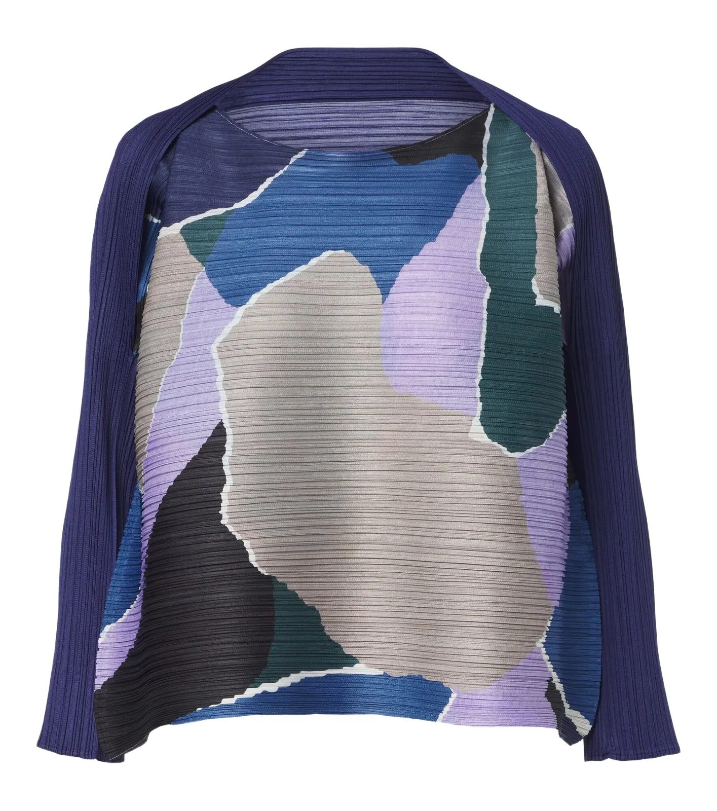 Pleats Please Issey Miyake Surprise! printed pleated top