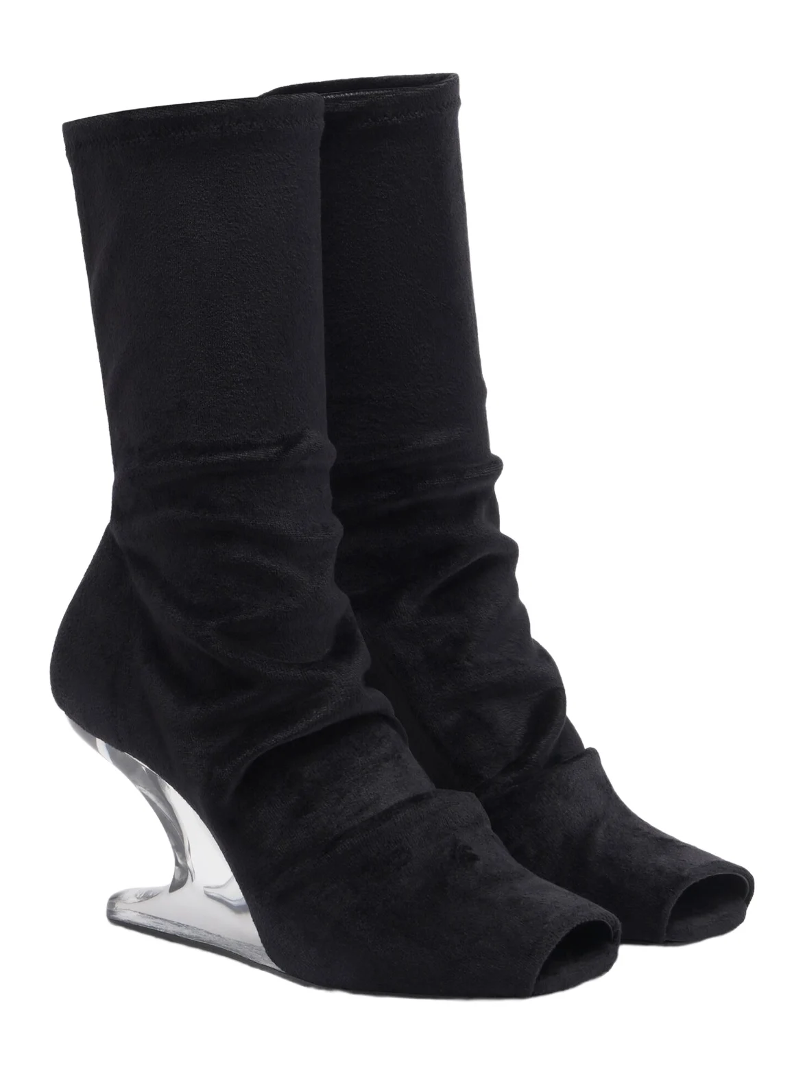 Cantilever velvet jersey ankle boots Cantilever velvet jersey ankle boots