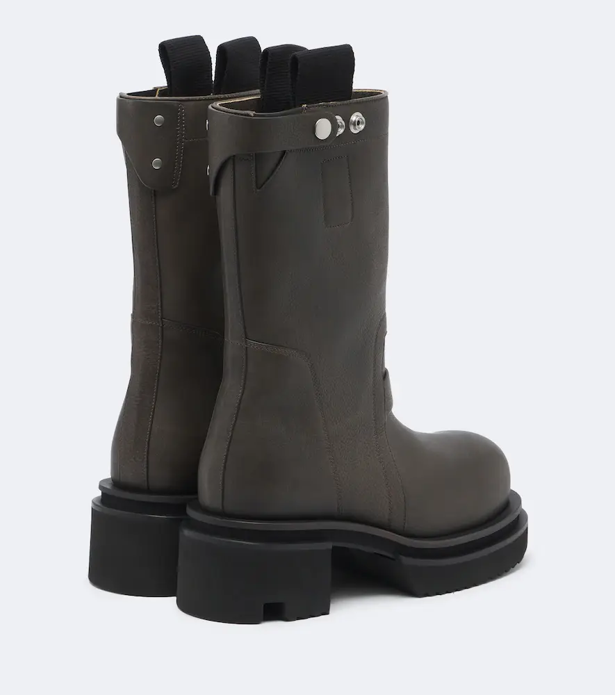 Rick Owens Leather mid-calf boots | Thumbnail 2 Rick Owens Leather mid-calf boots | Thumbnail 2