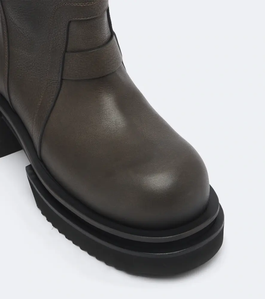 Rick Owens Leather mid-calf boots | Thumbnail 4 Rick Owens Leather mid-calf boots | Thumbnail 4