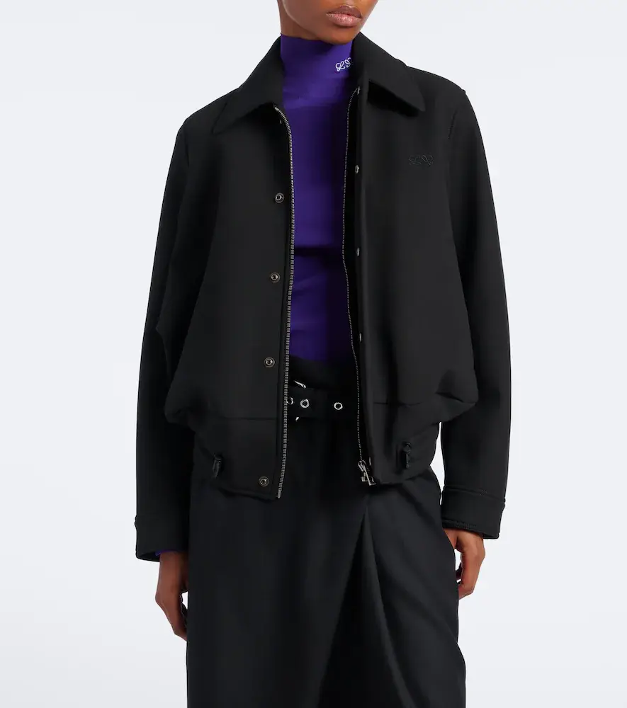 Loewe Double L cotton blouson jacket | Thumbnail 2 Loewe Double L cotton blouson jacket | Thumbnail 2