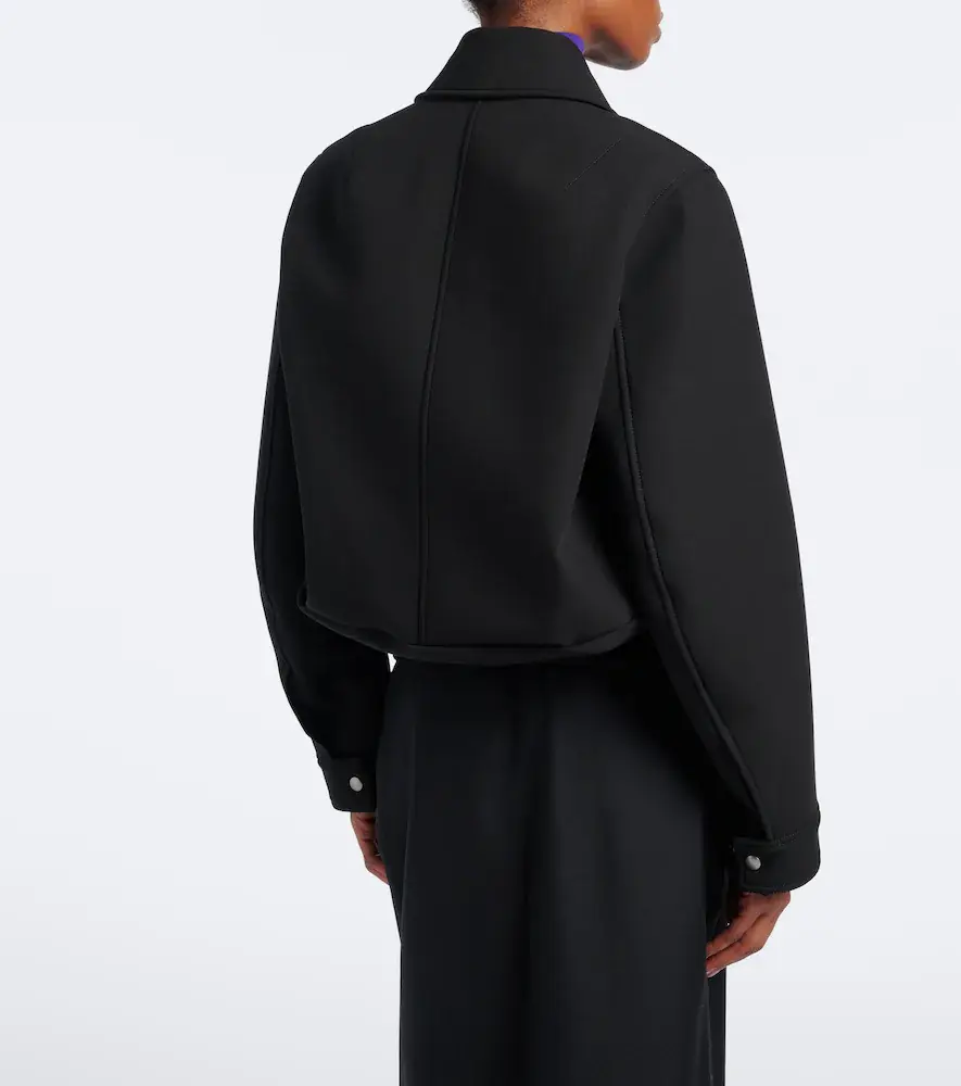 Loewe Double L cotton blouson jacket | Thumbnail 4 Loewe Double L cotton blouson jacket | Thumbnail 4