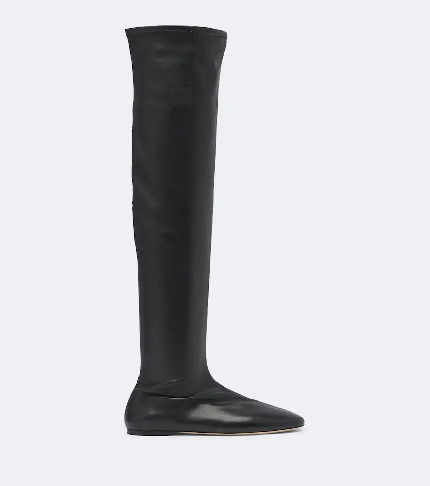 TOTEME Leather over-the-knee boots | Thumbnail 2