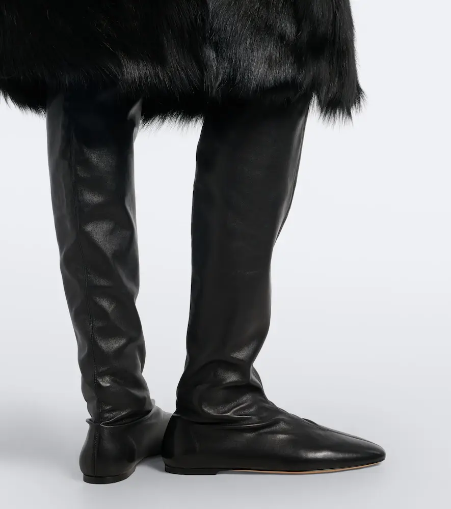 TOTEME Leather over-the-knee boots | Thumbnail 5