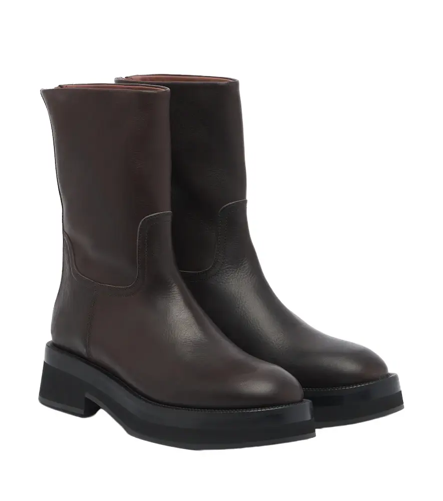 Napa leather ankle boots
