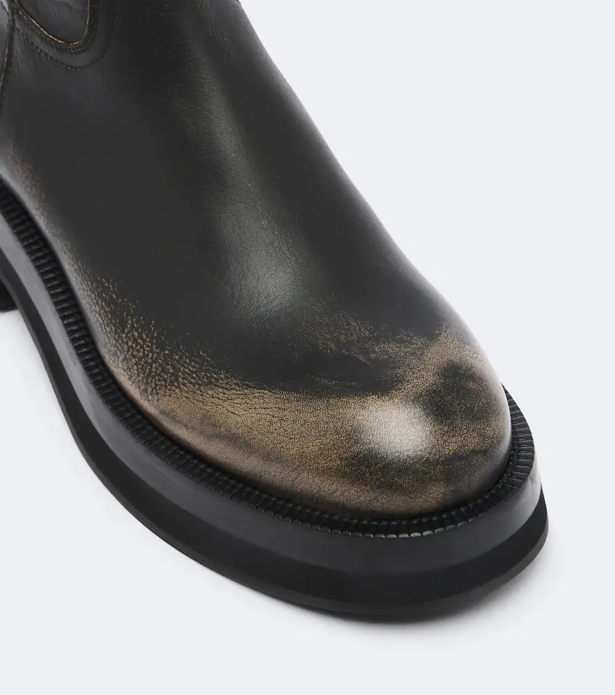 Paris Texas Napa faded leather ankle boots | Thumbnail 2