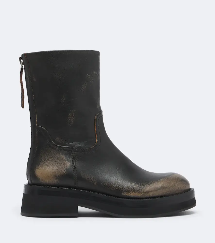 Paris Texas Napa faded leather ankle boots | Thumbnail 4