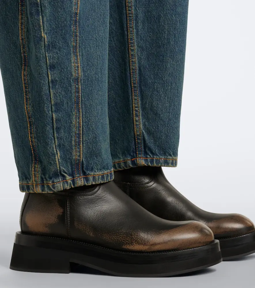 Paris Texas Napa faded leather ankle boots | Thumbnail 6