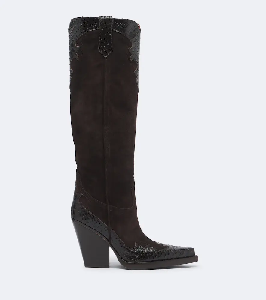 Paris Texas El Dorado suede cowboy boots | Thumbnail 2 Paris Texas El Dorado suede cowboy boots | Thumbnail 2