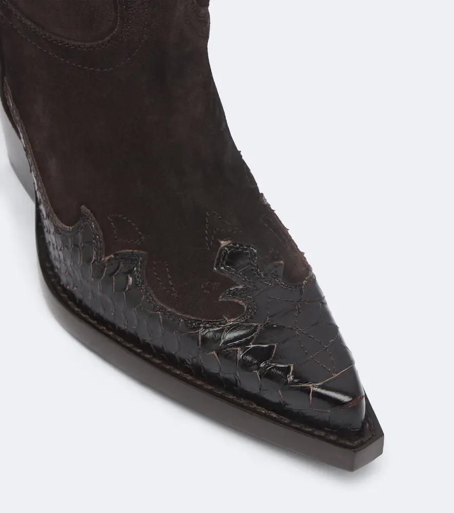 Paris Texas El Dorado suede cowboy boots | Thumbnail 4 Paris Texas El Dorado suede cowboy boots | Thumbnail 4