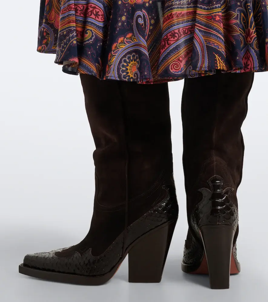 Paris Texas El Dorado suede cowboy boots | Thumbnail 6 Paris Texas El Dorado suede cowboy boots | Thumbnail 6