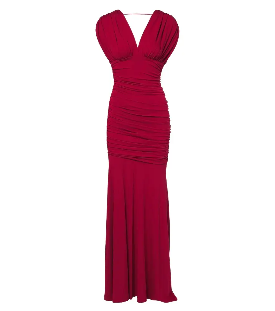Norvelle draped open-back gown Norvelle draped open-back gown