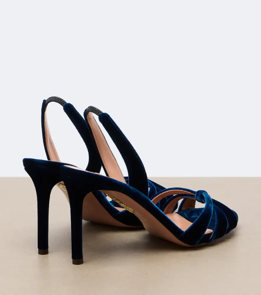 Aquazzura Tati velvet slingback sandals | Thumbnail 2 Aquazzura Tati velvet slingback sandals | Thumbnail 2