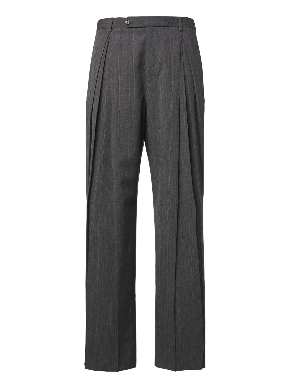 Valentino Garavani Striped wool and silk wide-leg pants