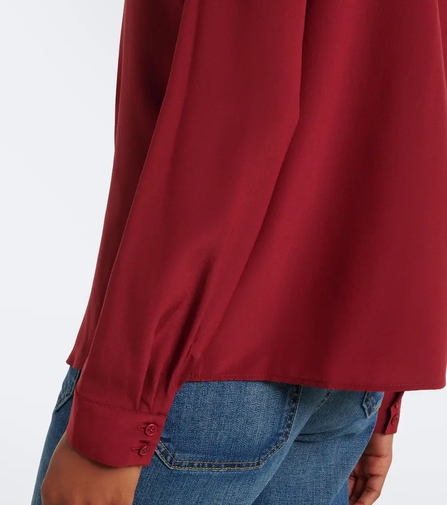 Nili Lotan Ruffled silk blouse | Thumbnail 5