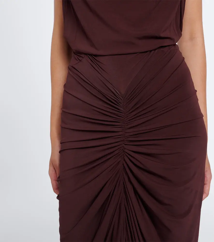 Rick Owens Nadia ruched jersey gown | Thumbnail 2 Rick Owens Nadia ruched jersey gown | Thumbnail 2