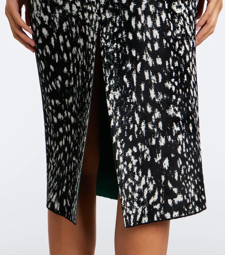 Tom Ford Jacquard velvet pencil skirt | Thumbnail 3 Tom Ford Jacquard velvet pencil skirt | Thumbnail 3