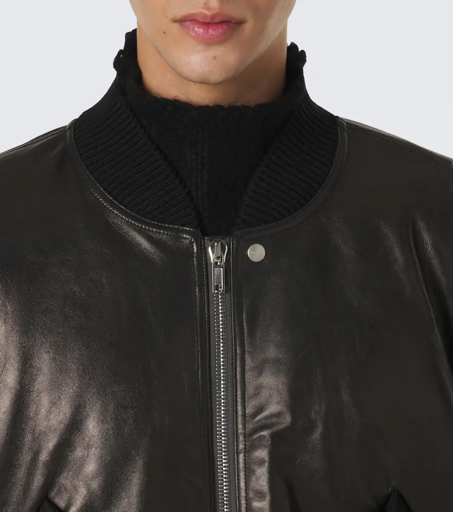 Rick Owens Secchia Flight leather down jacket | Thumbnail 5 Rick Owens Secchia Flight leather down jacket | Thumbnail 5