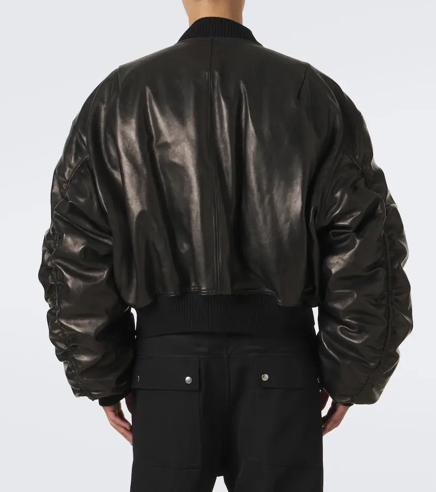 Rick Owens Secchia Flight leather down jacket | Thumbnail 6 Rick Owens Secchia Flight leather down jacket | Thumbnail 6