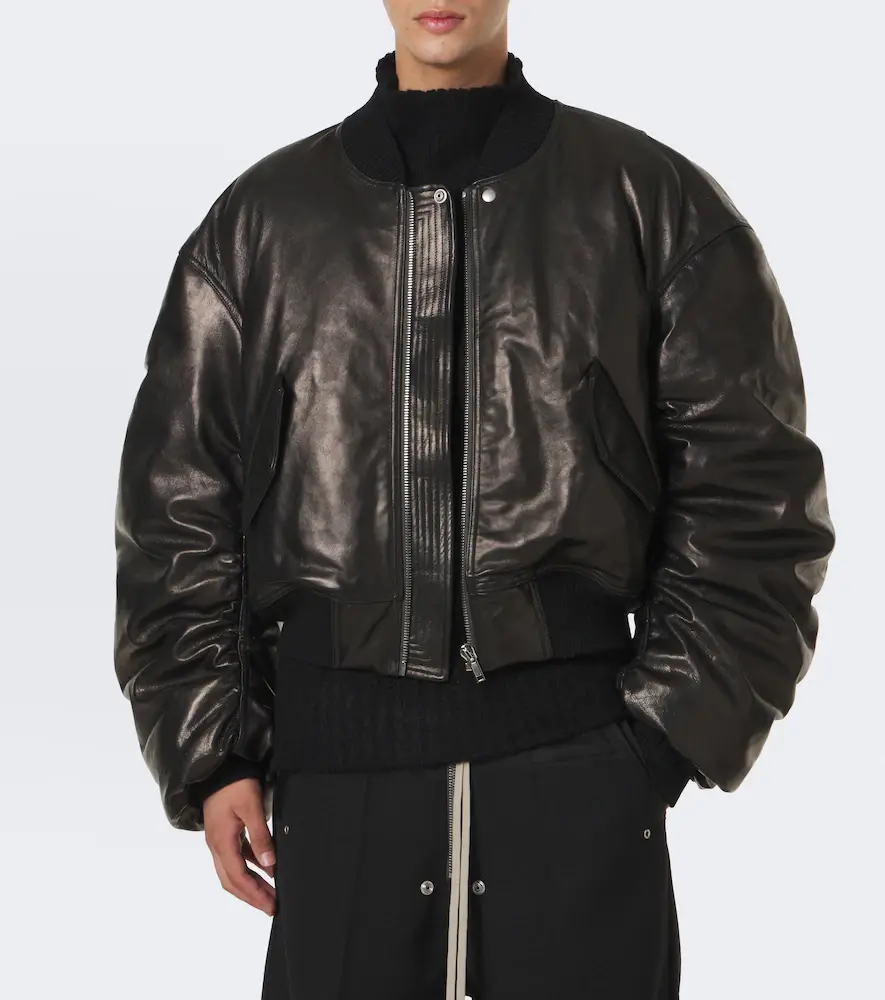 Rick Owens Secchia Flight leather down jacket | Thumbnail 7 Rick Owens Secchia Flight leather down jacket | Thumbnail 7