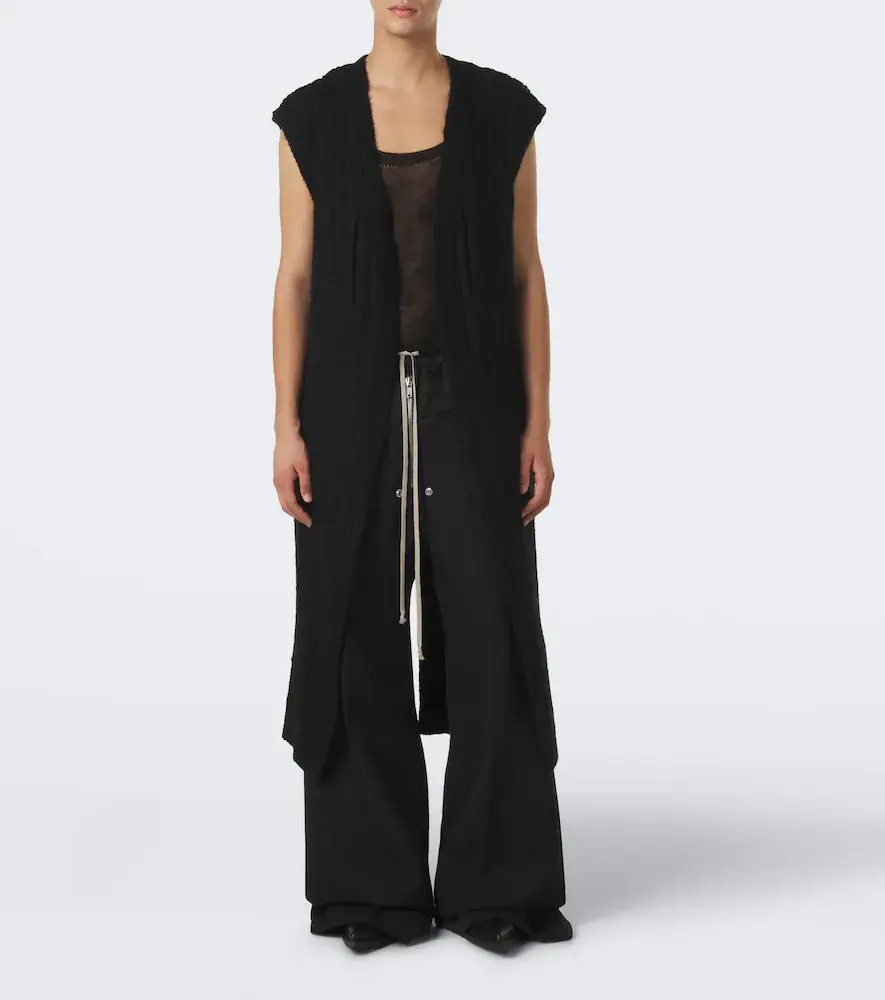 Rick Owens Lab cashmere and silk sweater vest | Thumbnail 6