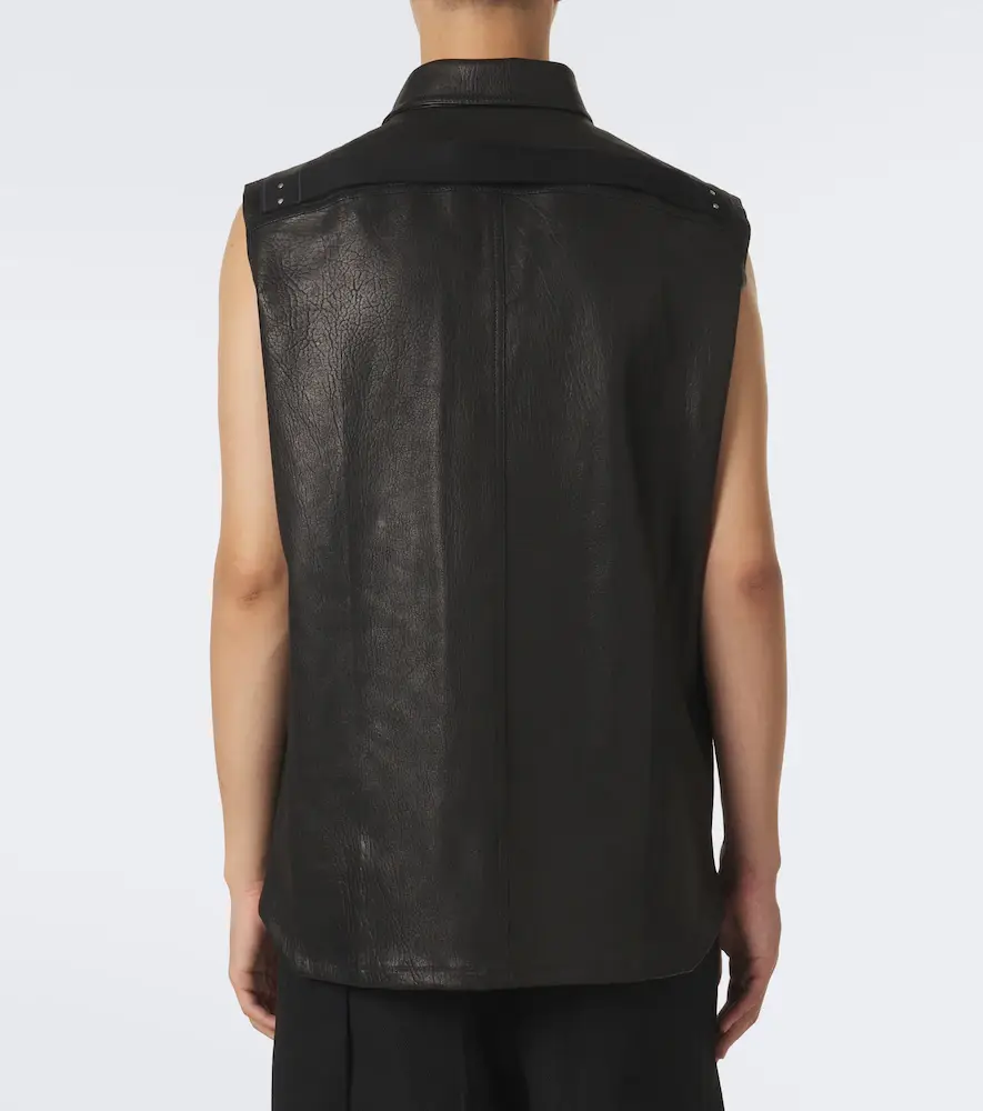 Rick Owens Sl leather vest | Thumbnail 5 Rick Owens Sl leather vest | Thumbnail 5