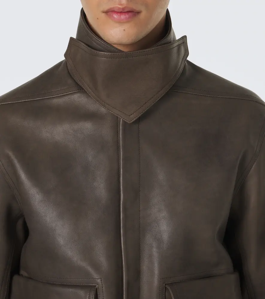 Rick Owens Tower Alice leather jacket | Thumbnail 2 Rick Owens Tower Alice leather jacket | Thumbnail 2