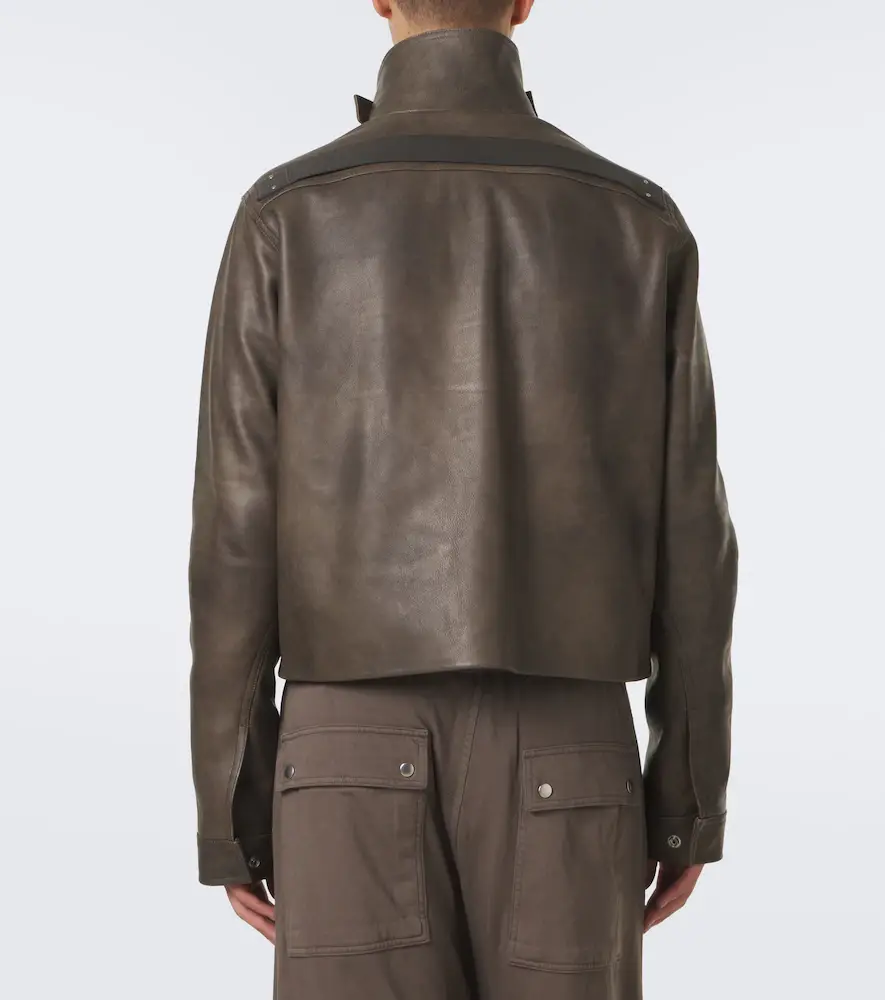 Rick Owens Tower Alice leather jacket | Thumbnail 7 Rick Owens Tower Alice leather jacket | Thumbnail 7
