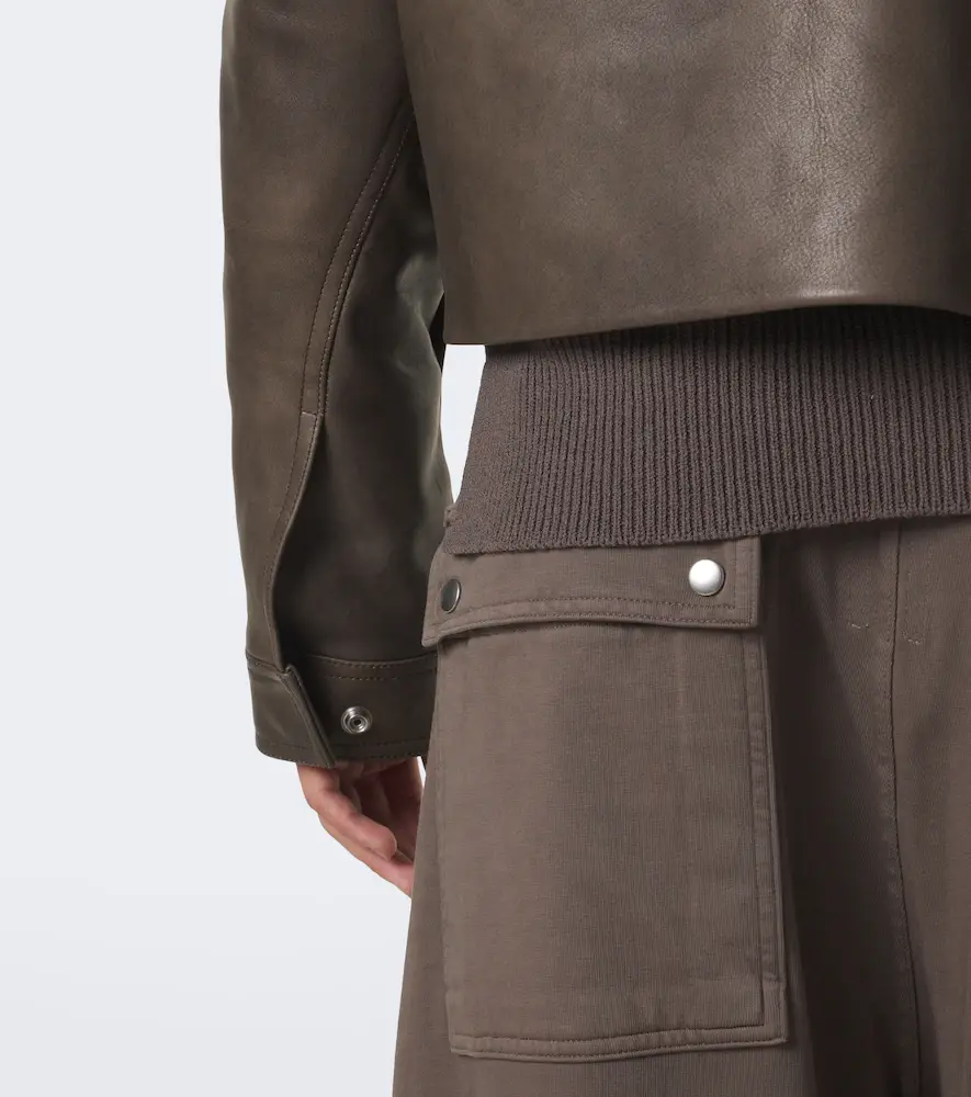 Rick Owens Tower Alice leather jacket | Thumbnail 8 Rick Owens Tower Alice leather jacket | Thumbnail 8