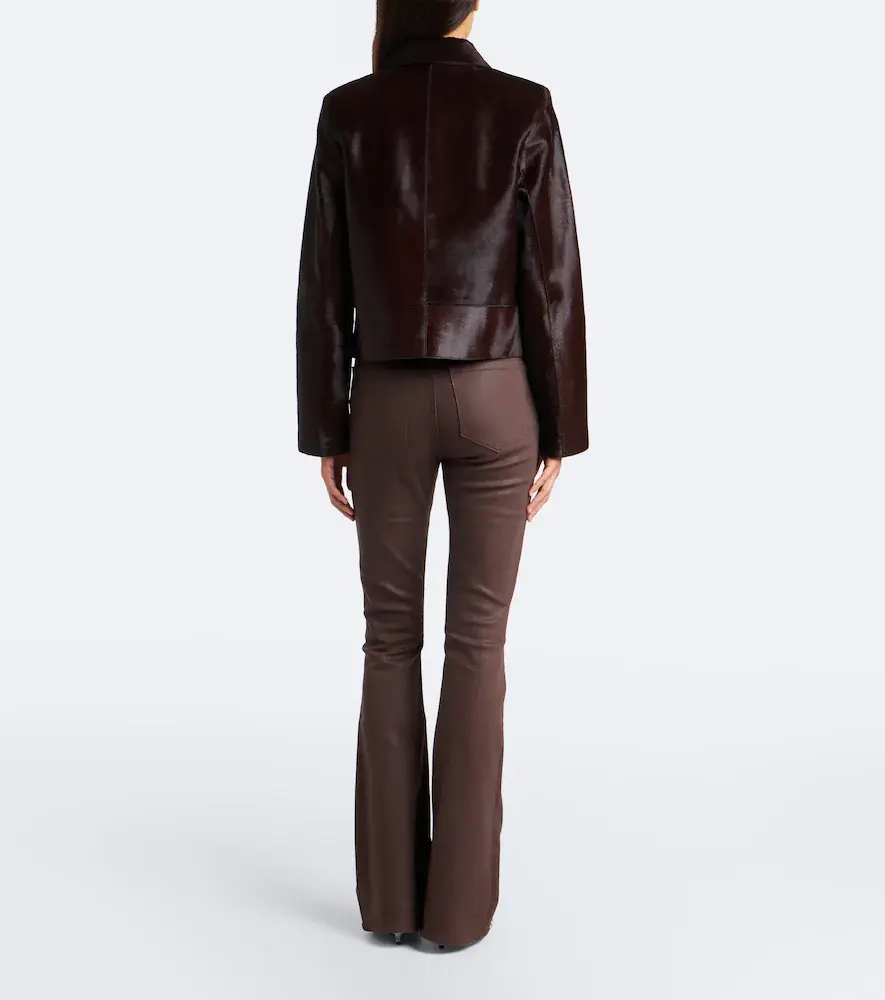 Veronica Beard Beverly coated flared jeans | Thumbnail 3