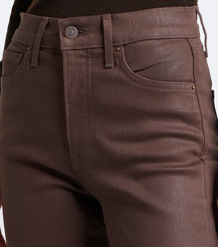 Veronica Beard Beverly coated flared jeans | Thumbnail 4