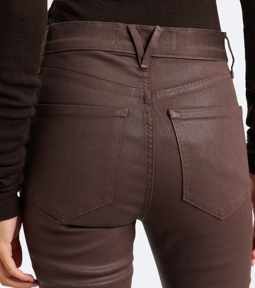 Veronica Beard Beverly coated flared jeans | Thumbnail 6