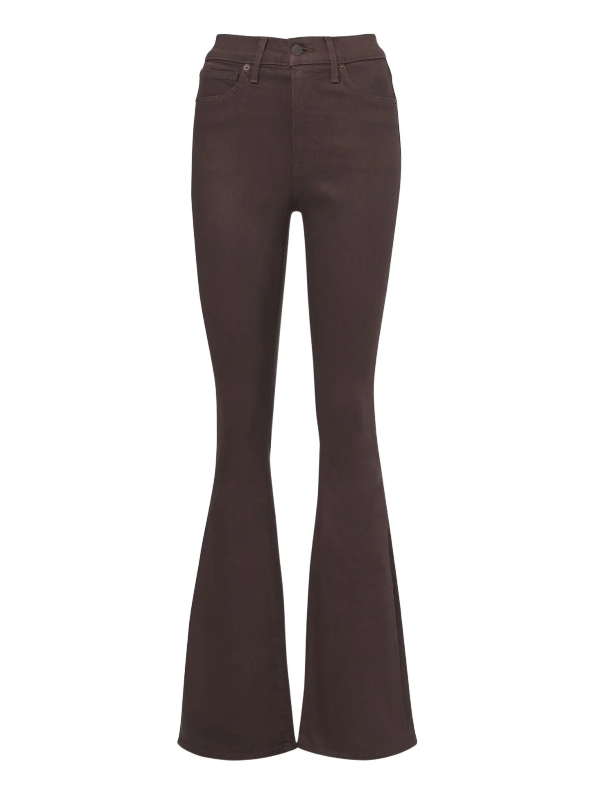 Veronica Beard Beverly coated flared jeans