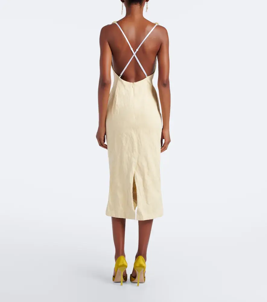 SHUSHU/TONG Embellished cotton-blend cocktail dress | Thumbnail 2 SHUSHU/TONG Embellished cotton-blend cocktail dress | Thumbnail 2