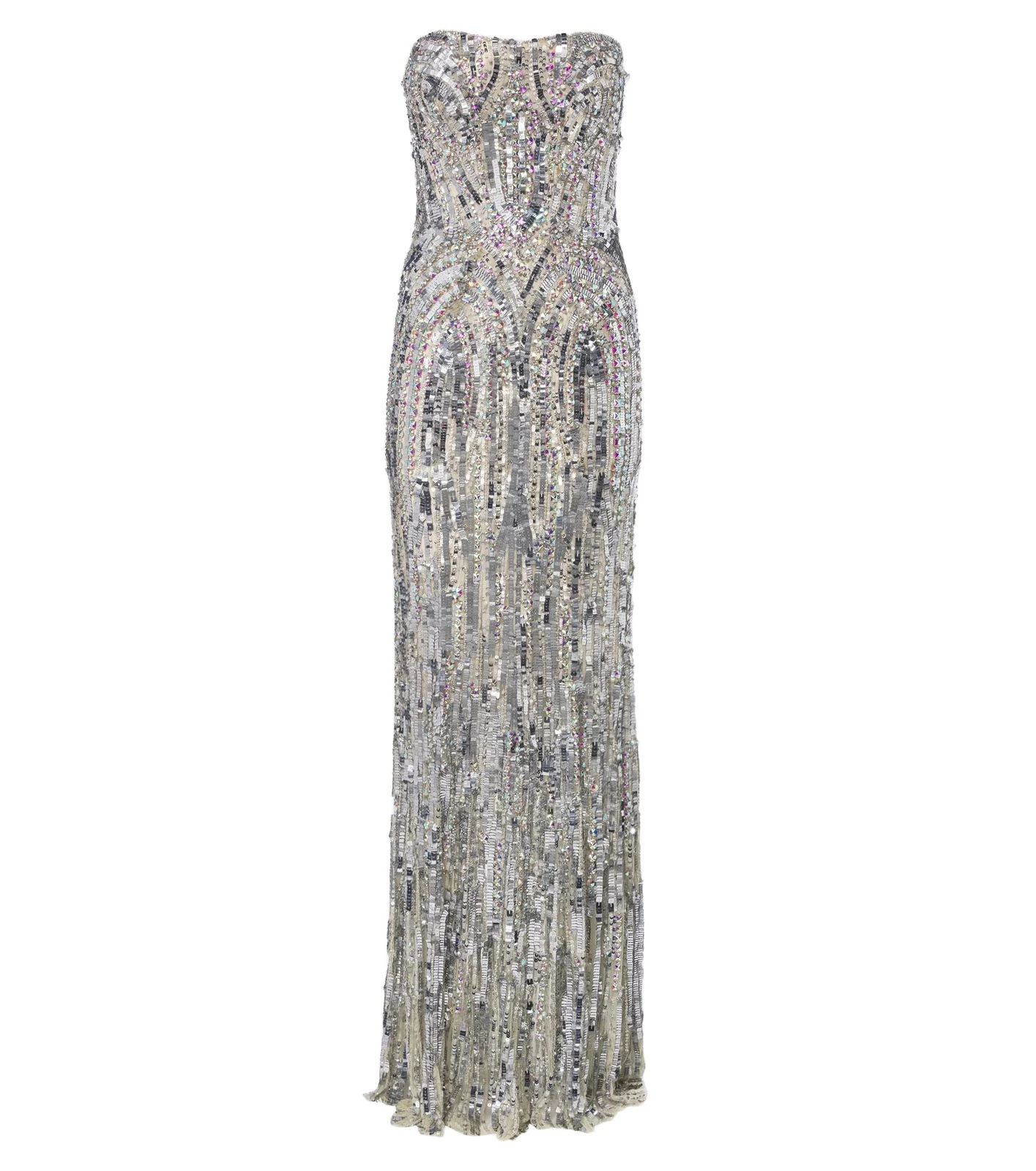 Jenny Packham Euphoria embellished bustier gown