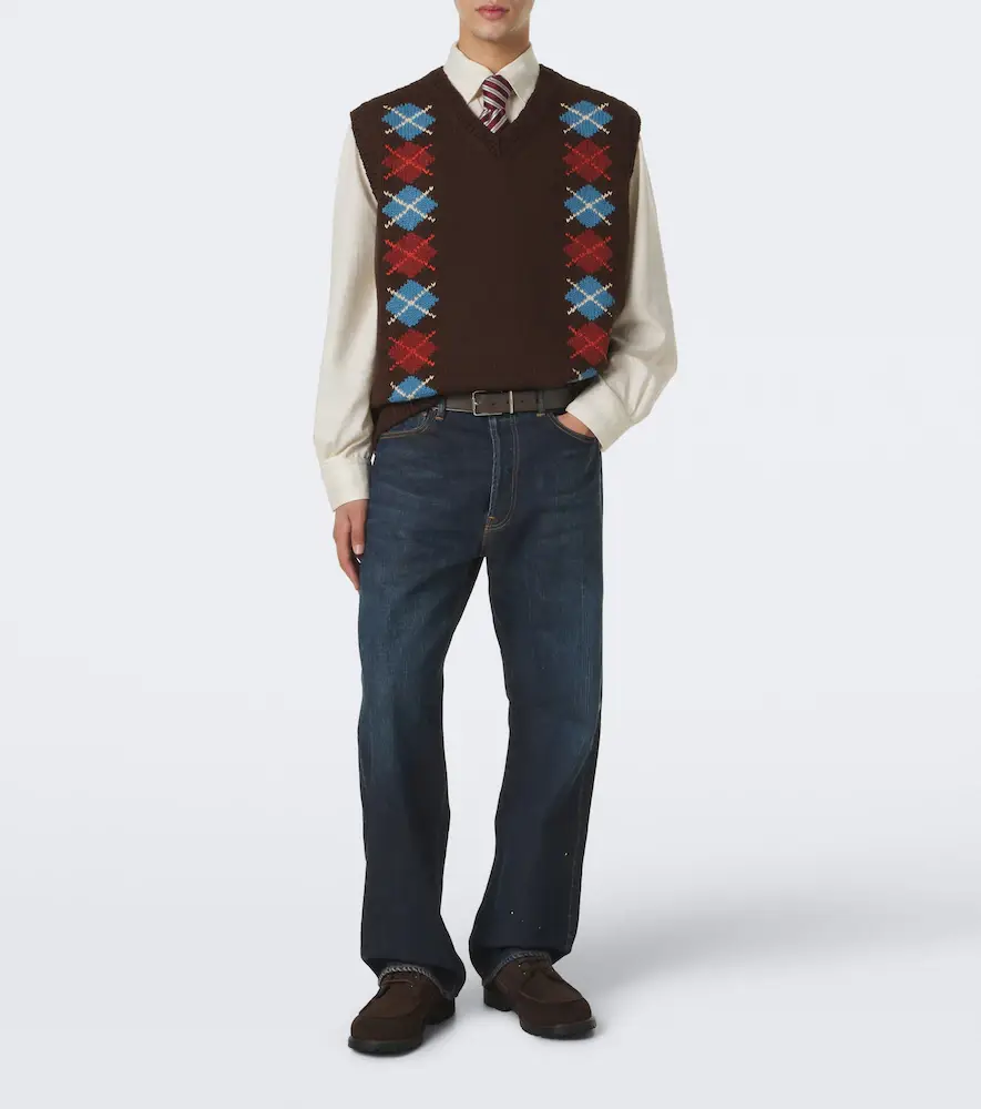 Visvim Diamante wool and cashmere sweater vest | Thumbnail 5