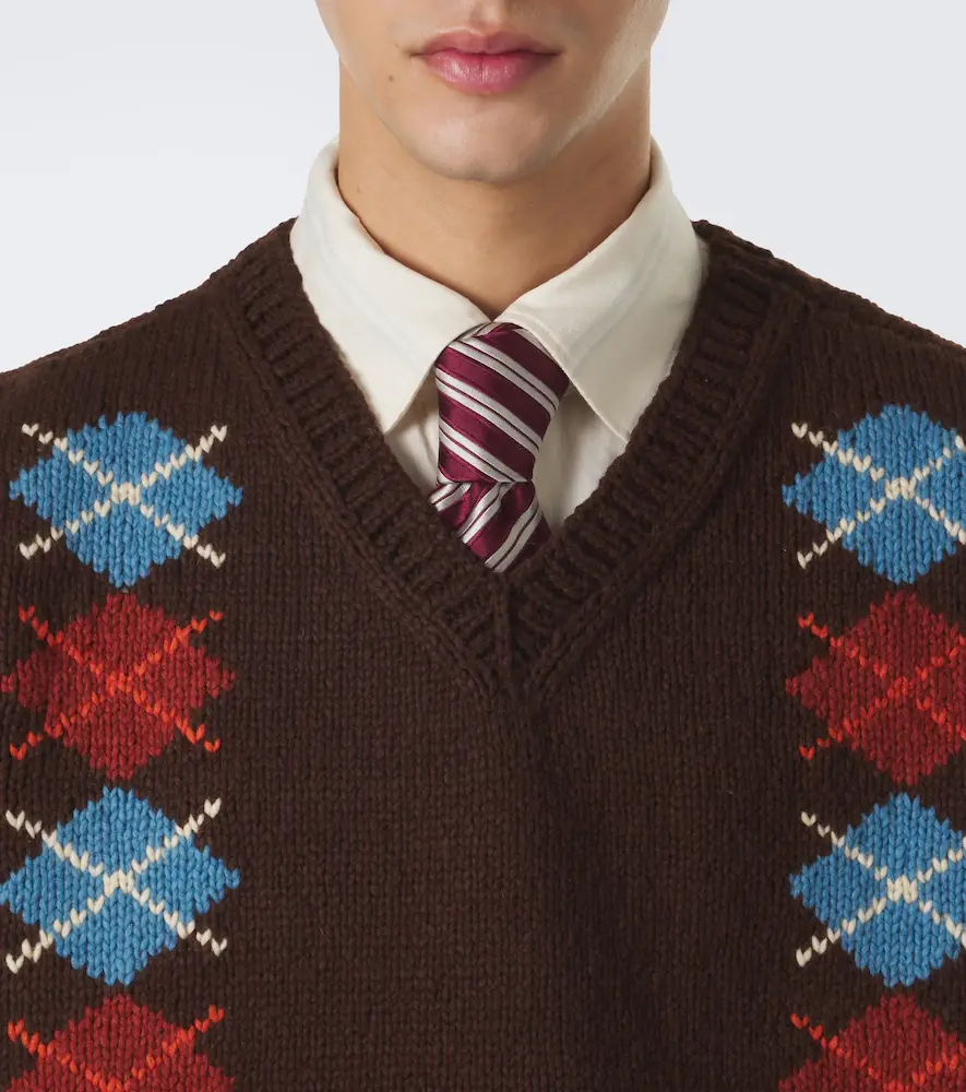 Visvim Diamante wool and cashmere sweater vest | Thumbnail 6