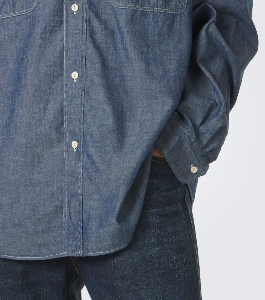 Visvim Langer cotton and silk chambray shirt | Thumbnail 3 Visvim Langer cotton and silk chambray shirt | Thumbnail 3