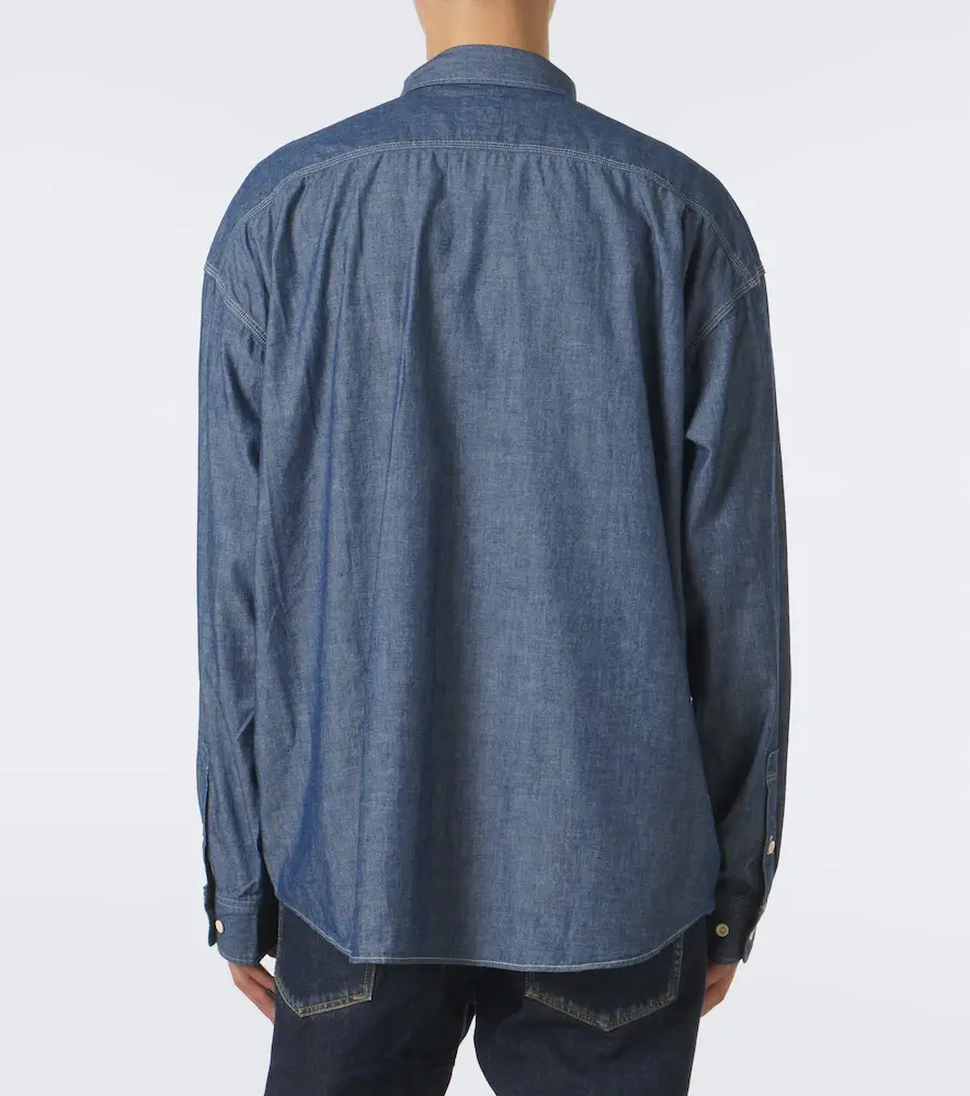 Visvim Langer cotton and silk chambray shirt | Thumbnail 4 Visvim Langer cotton and silk chambray shirt | Thumbnail 4