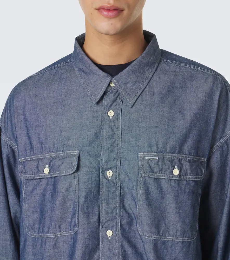 Visvim Langer cotton and silk chambray shirt | Thumbnail 7 Visvim Langer cotton and silk chambray shirt | Thumbnail 7
