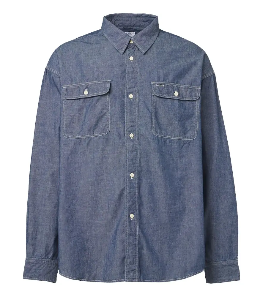 Visvim Langer cotton and silk chambray shirt