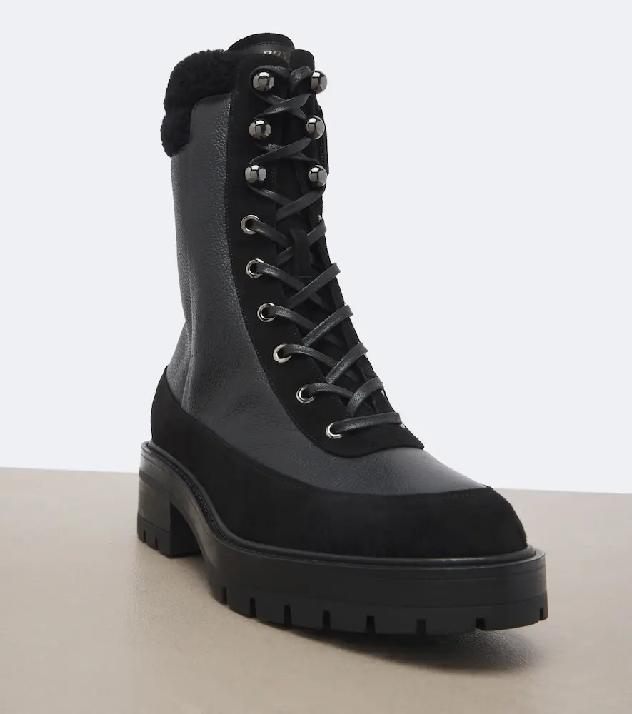 Aquazzura Very Cortina leather lace-up boots | Thumbnail 2