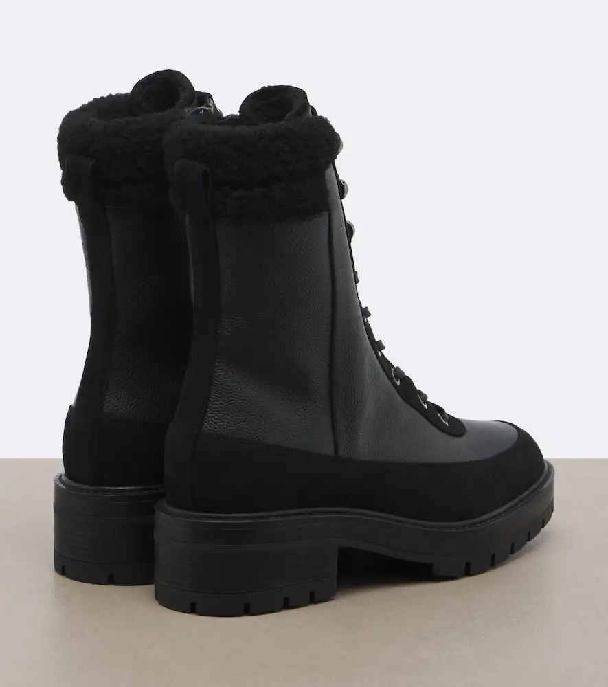Aquazzura Very Cortina leather lace-up boots | Thumbnail 3