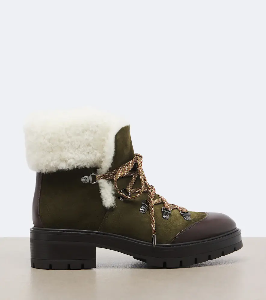 Aquazzura Val Disere suede lace-up boots | Thumbnail 3