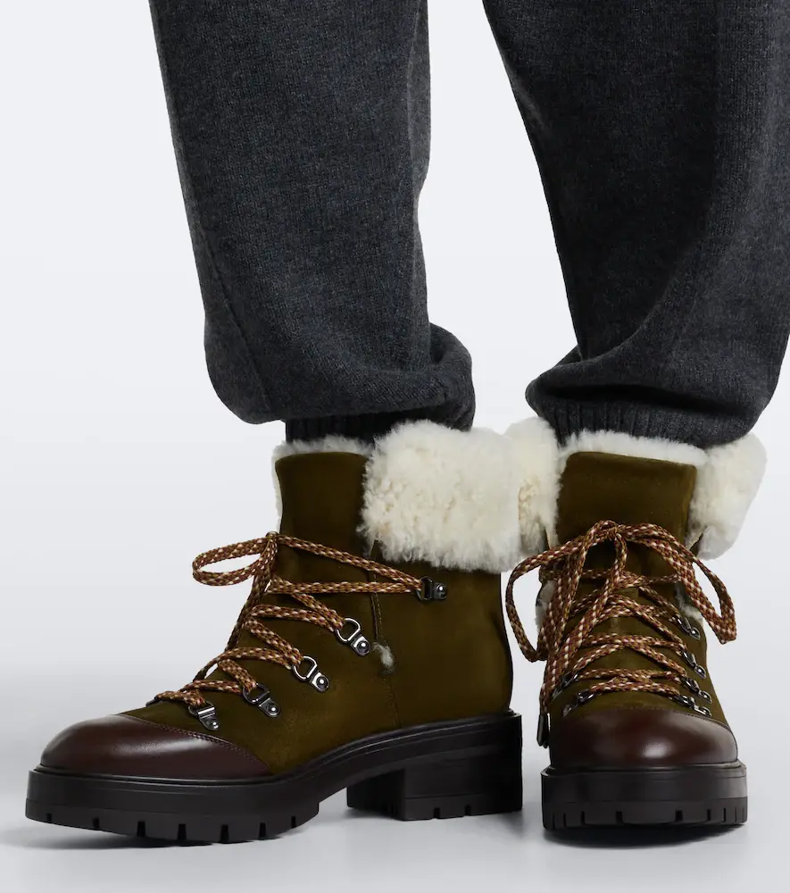 Aquazzura Val Disere suede lace-up boots | Thumbnail 6